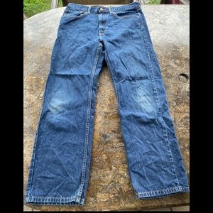 EUC Men’s Levi’s Strauss and Co 34x30 Denim Blue jeans pants buttons M wash